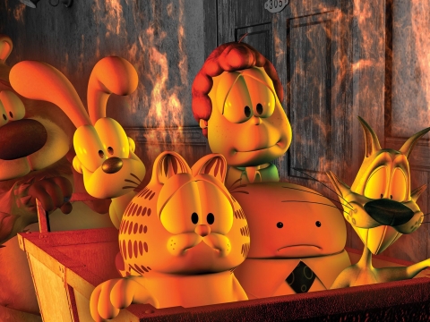 گارفیلد در جشنواره خنده